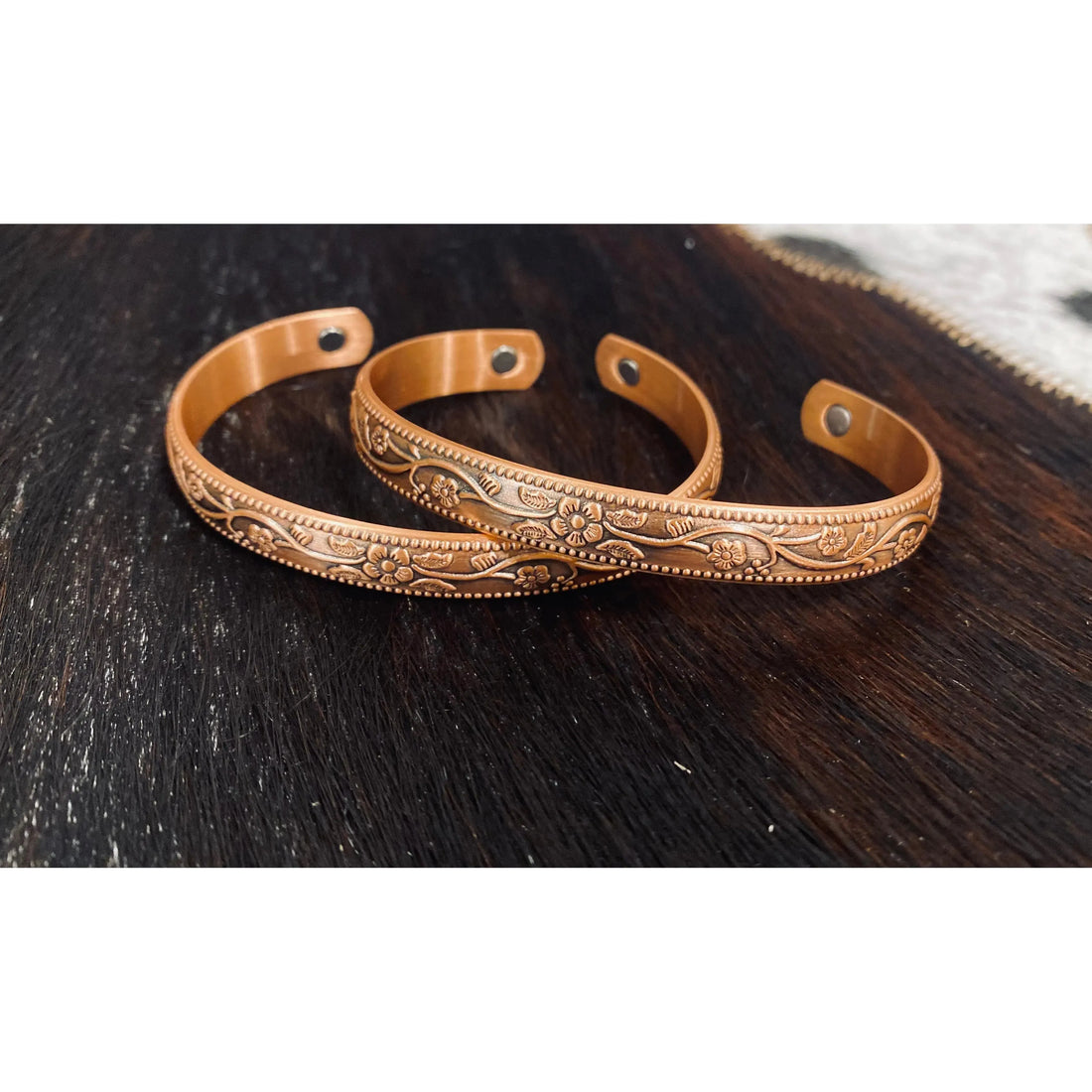 Floral Copper Band