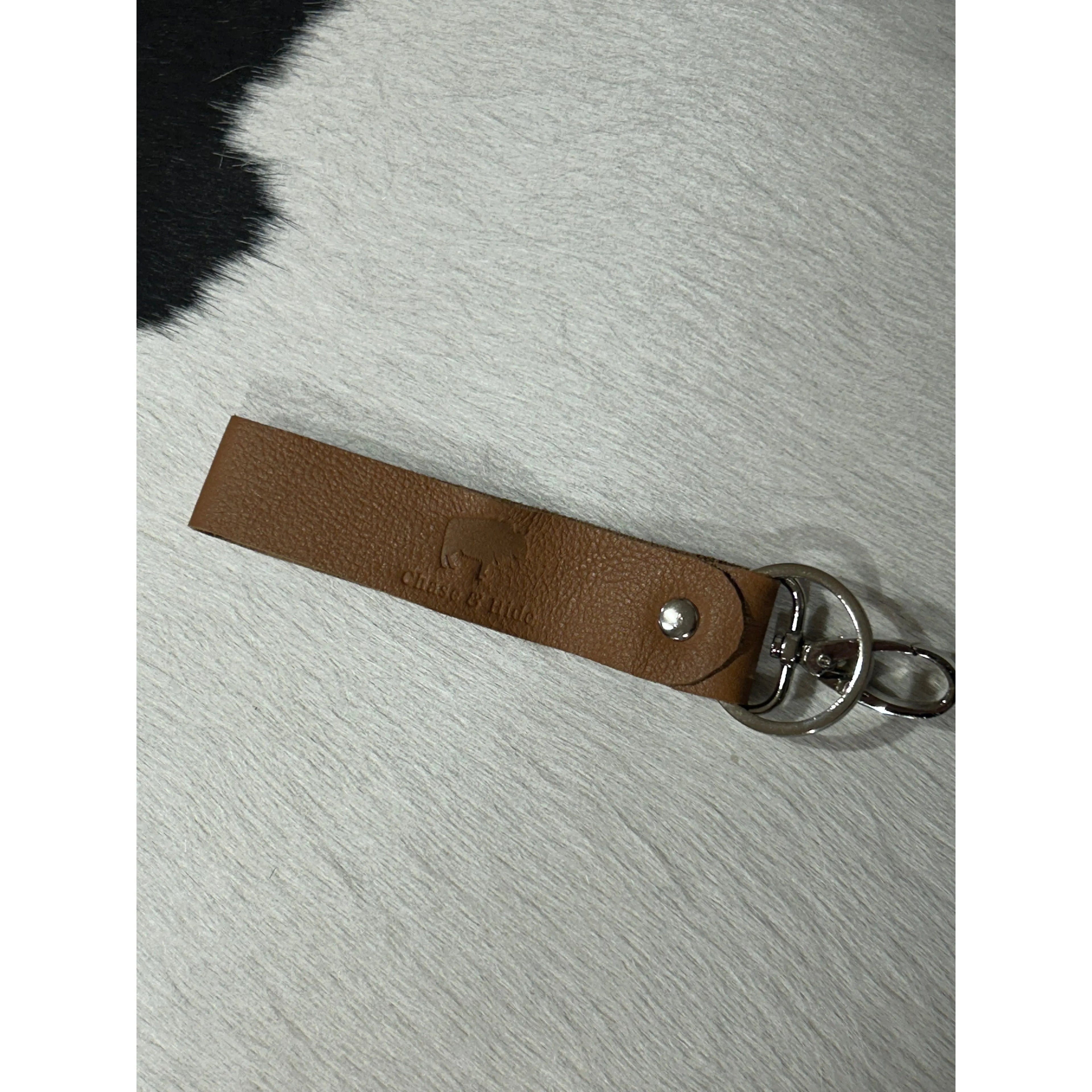 Long Leather Chase & Hide Key Chain