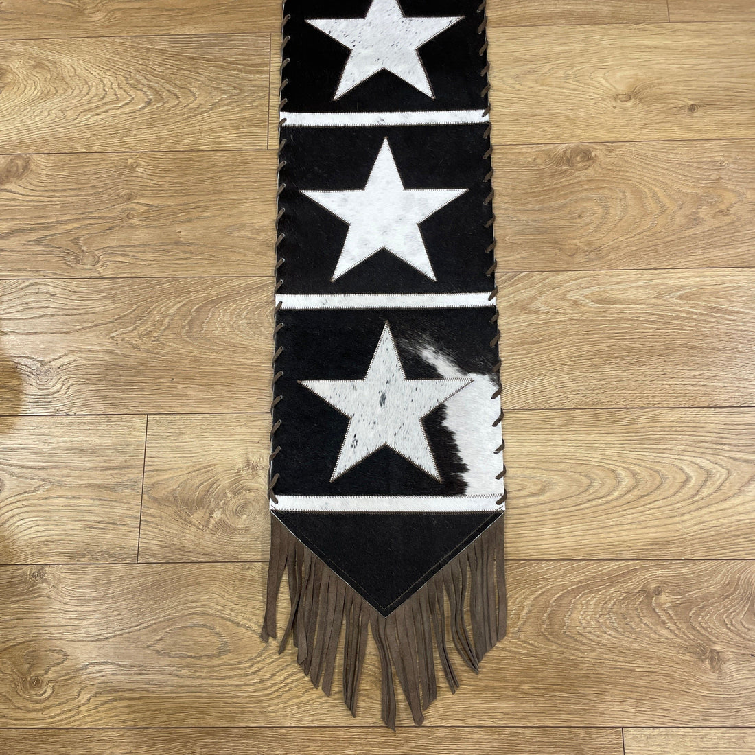 Star Cowhide table runners