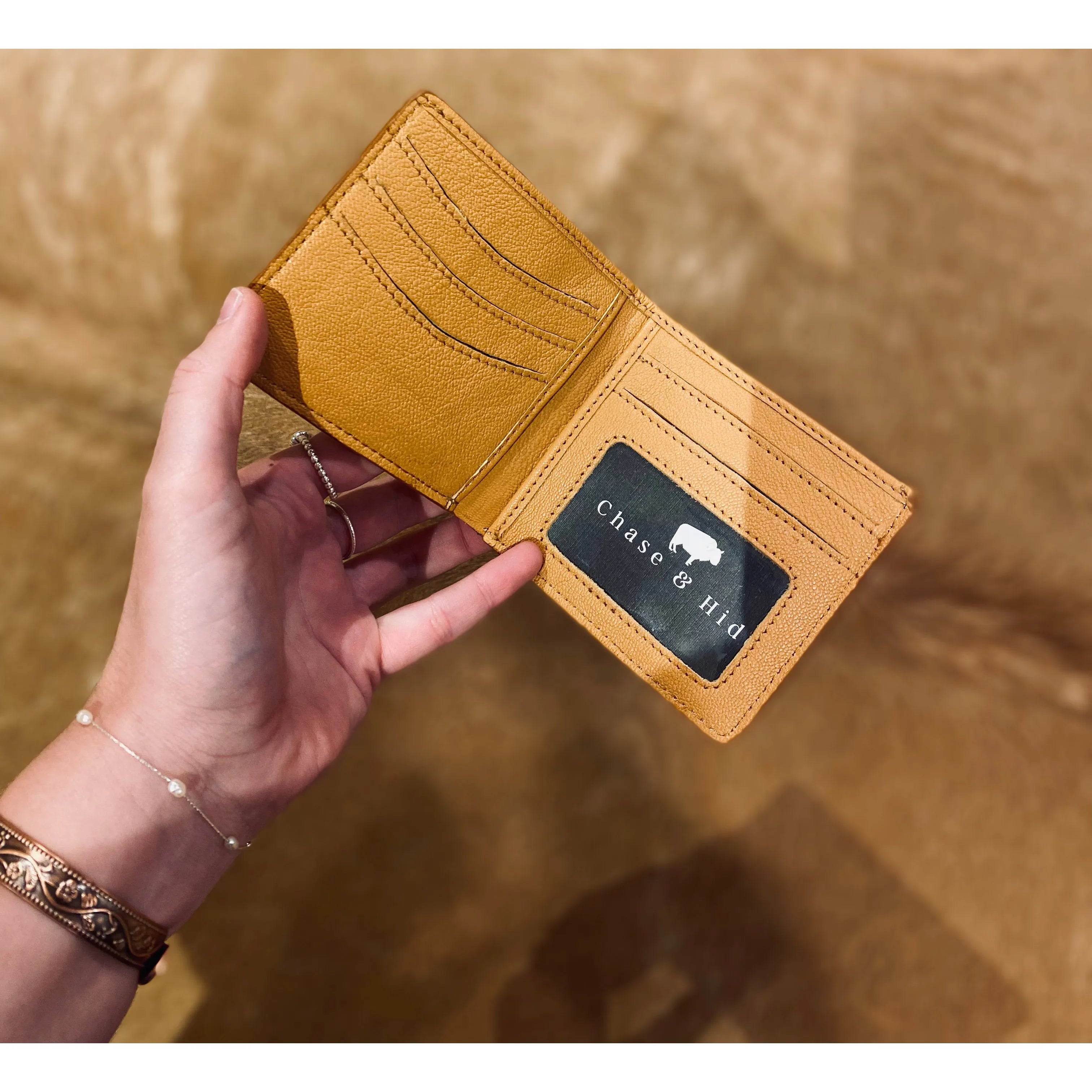 Tooled Leather Wallet