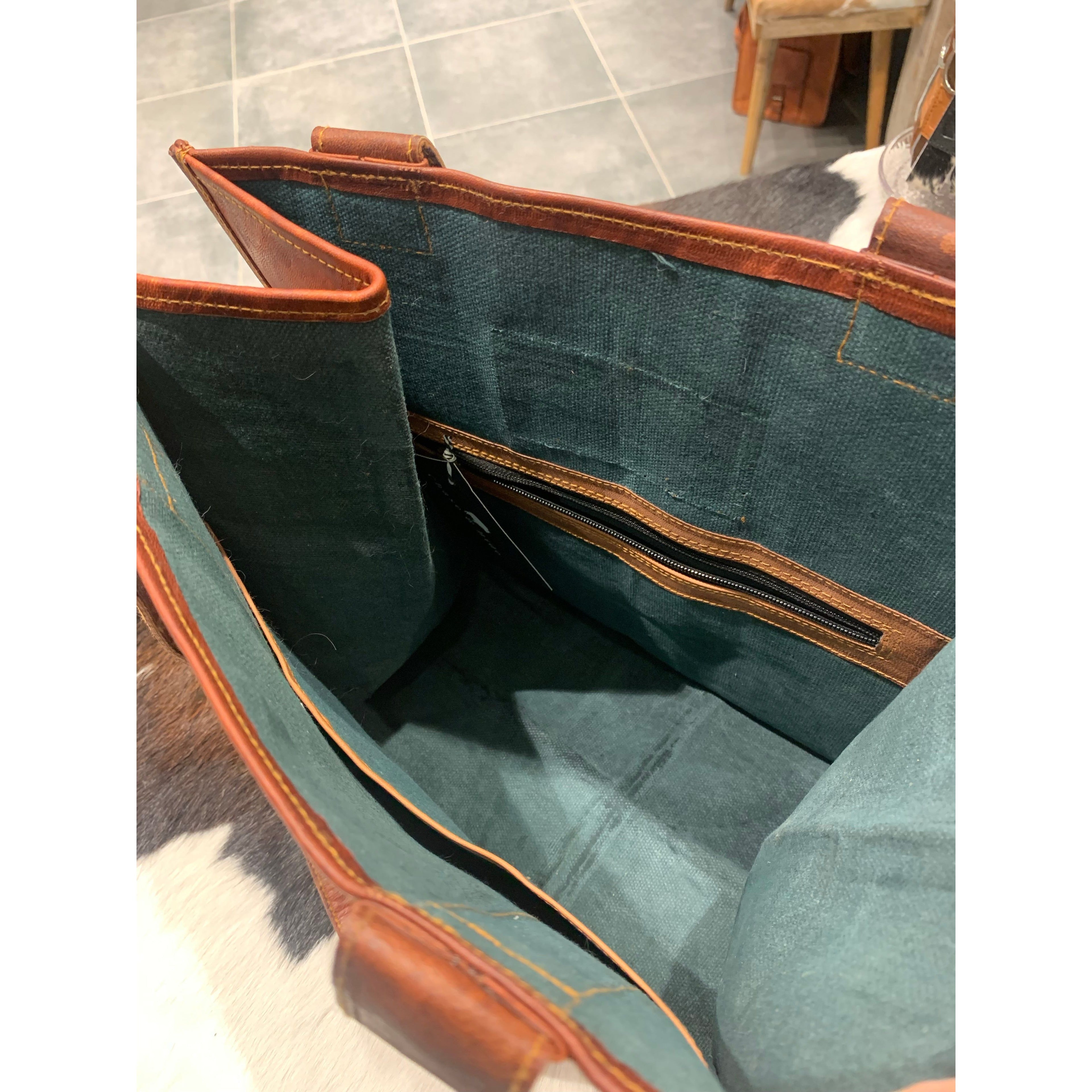 Leather Shopper