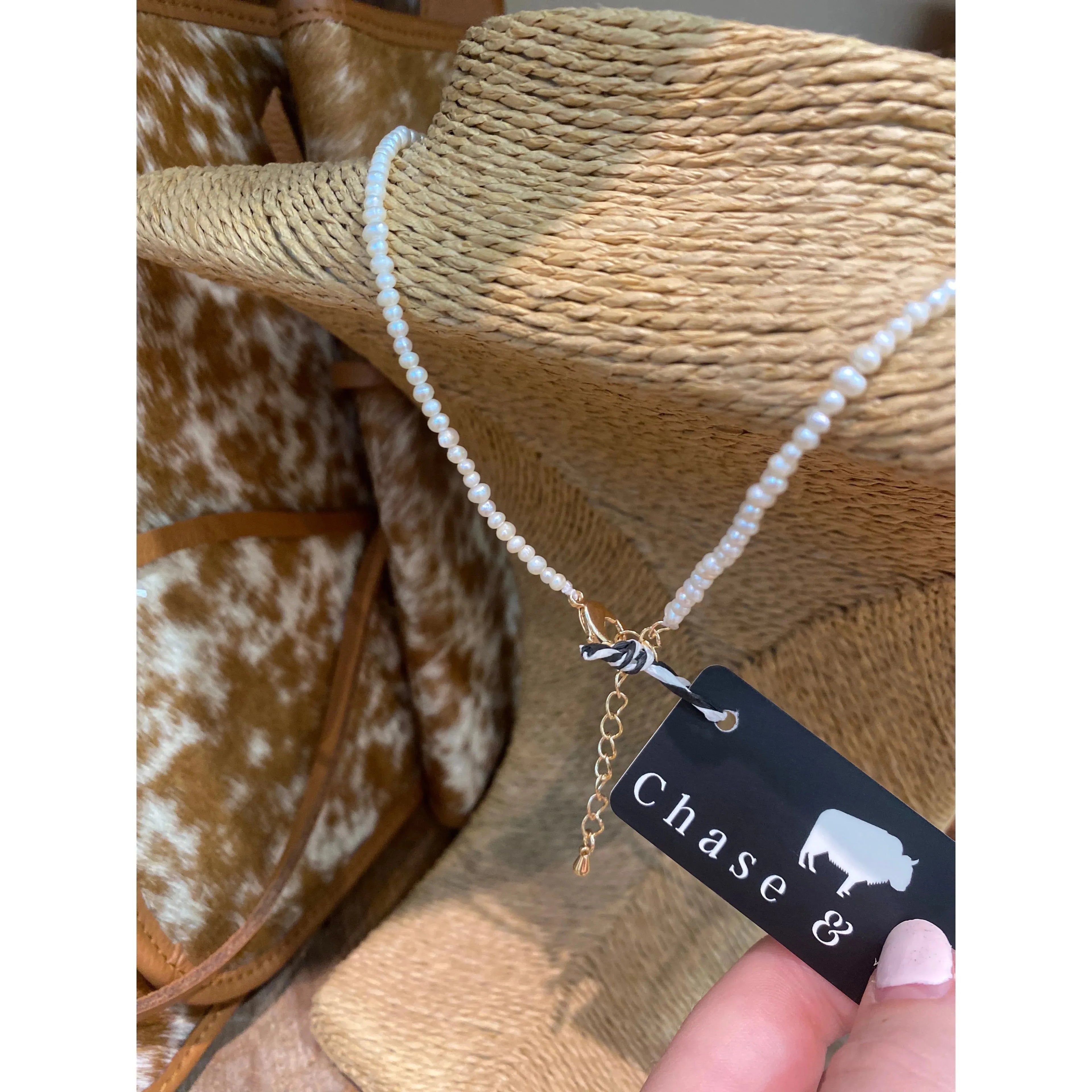 Seed Pearl Choker Necklace