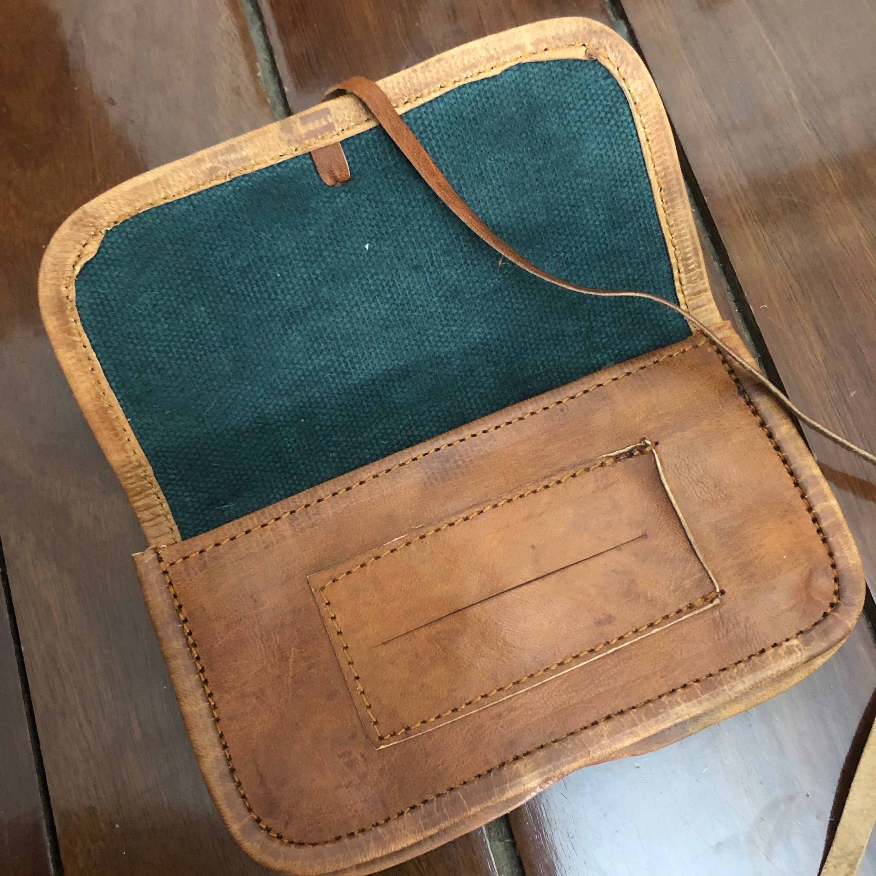 Leather Pouch tobacco - string