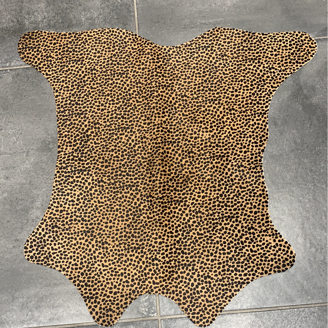 Cheetah print Calf Hide