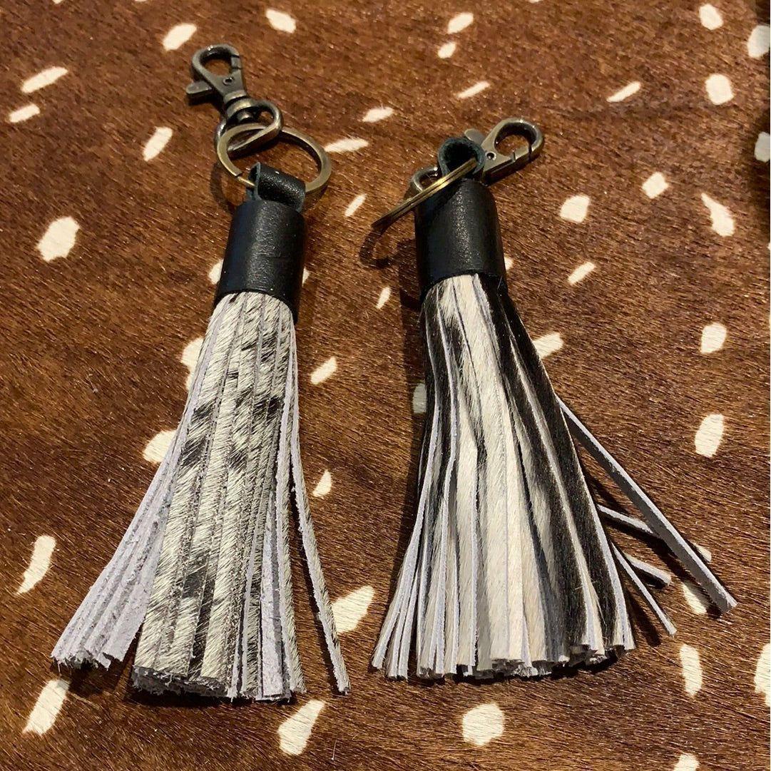 Hide Tassel Keyring / Keychain