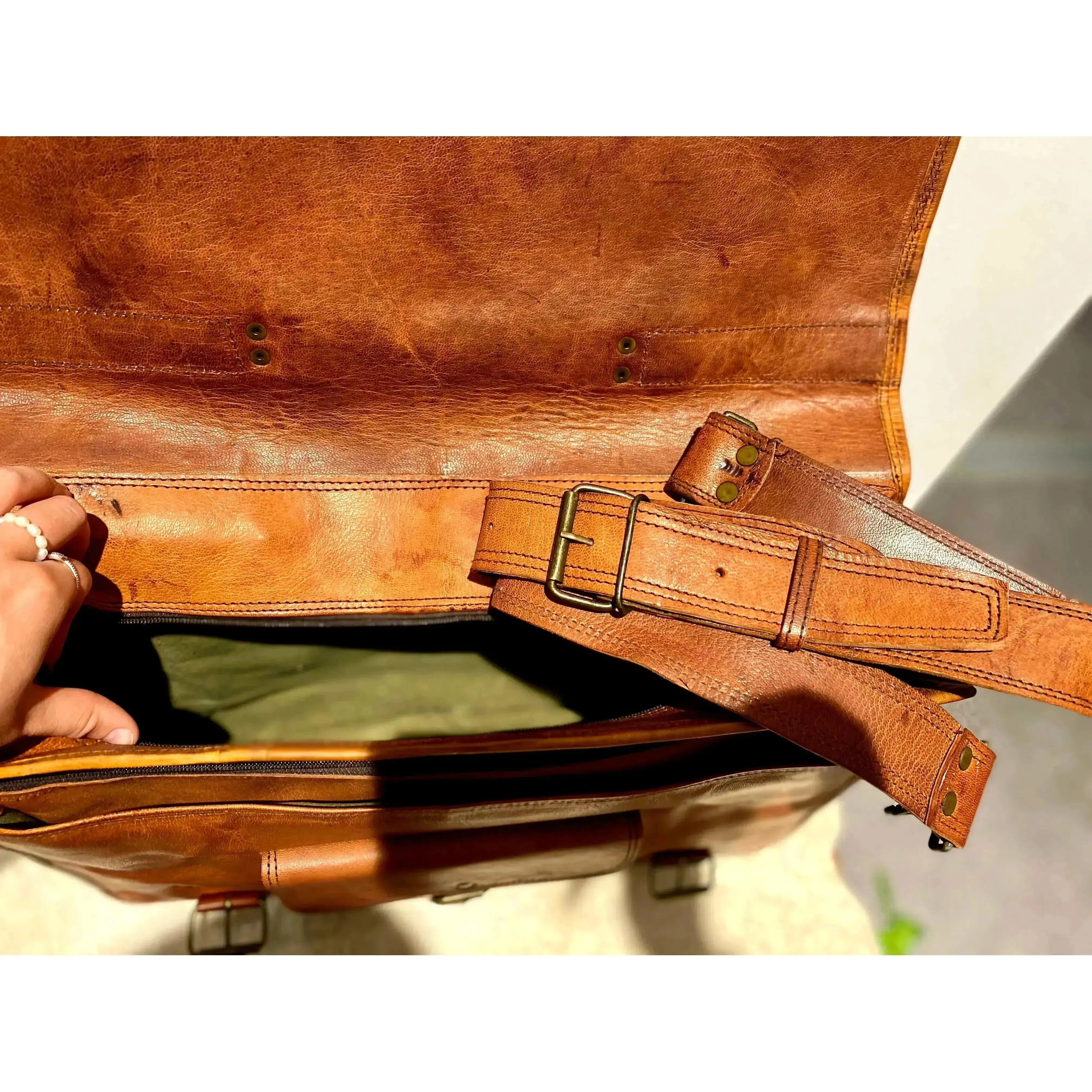 ‘The Horse Paddock satchel’