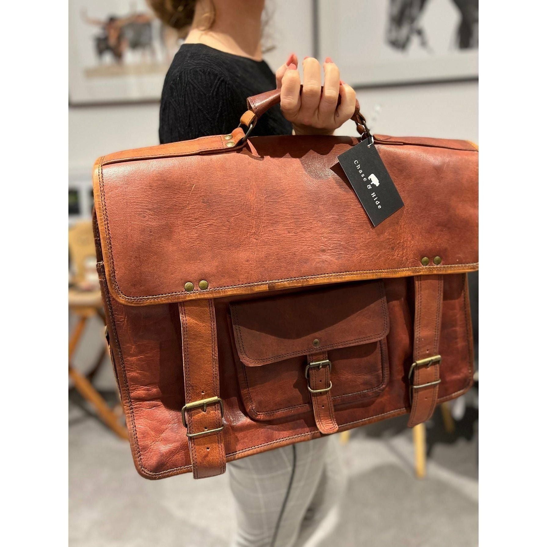 ‘The Horse Paddock satchel’