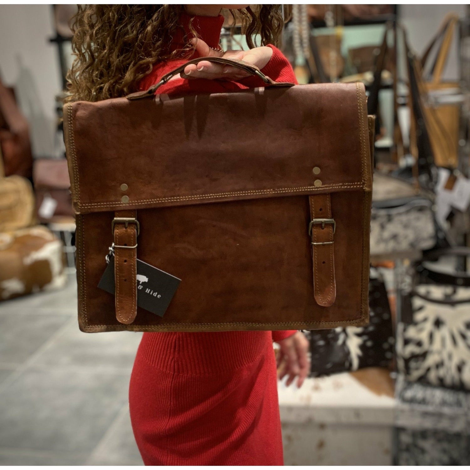 Laptop satchel 15” (without outside pocket “)