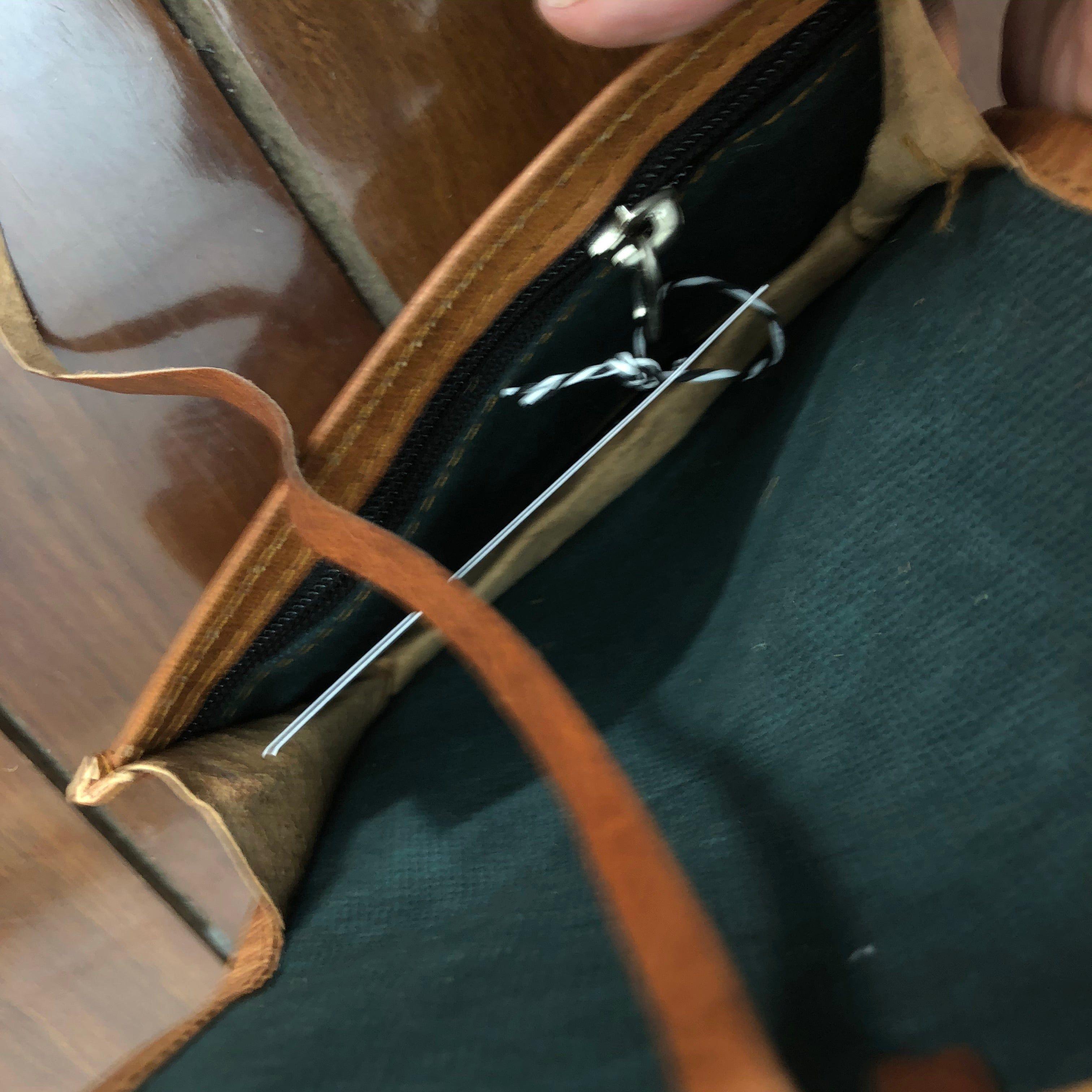 Leather Pouch tobacco - string