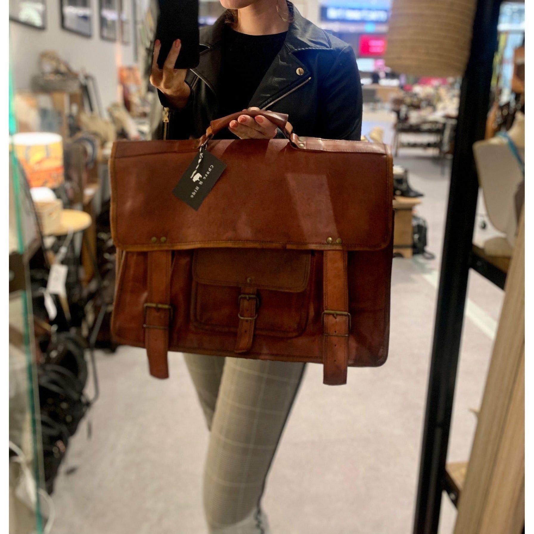 ‘The Horse Paddock satchel’