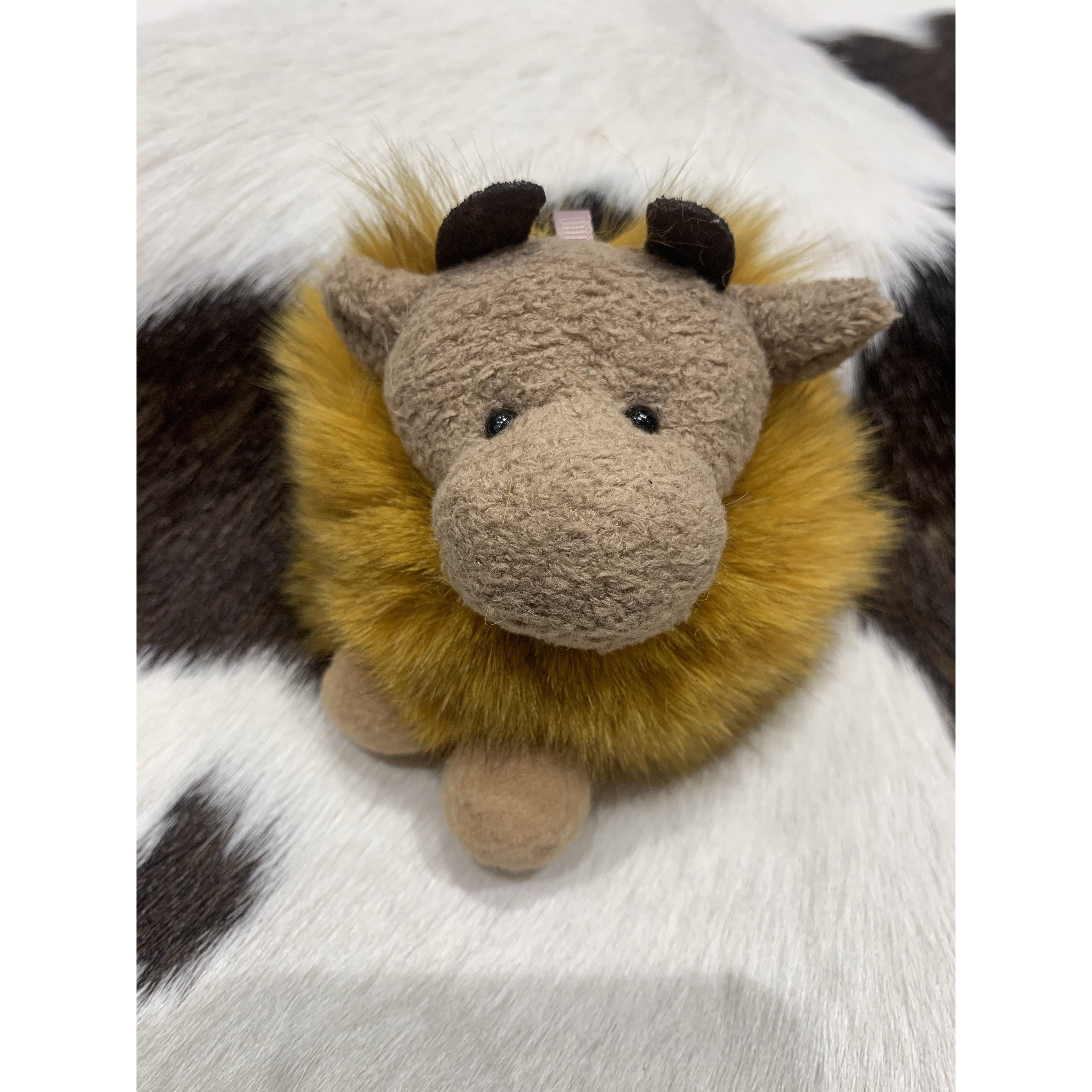Cow Keychain brown