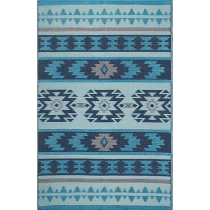 Cusco Tribal Blue Toned Rug Large