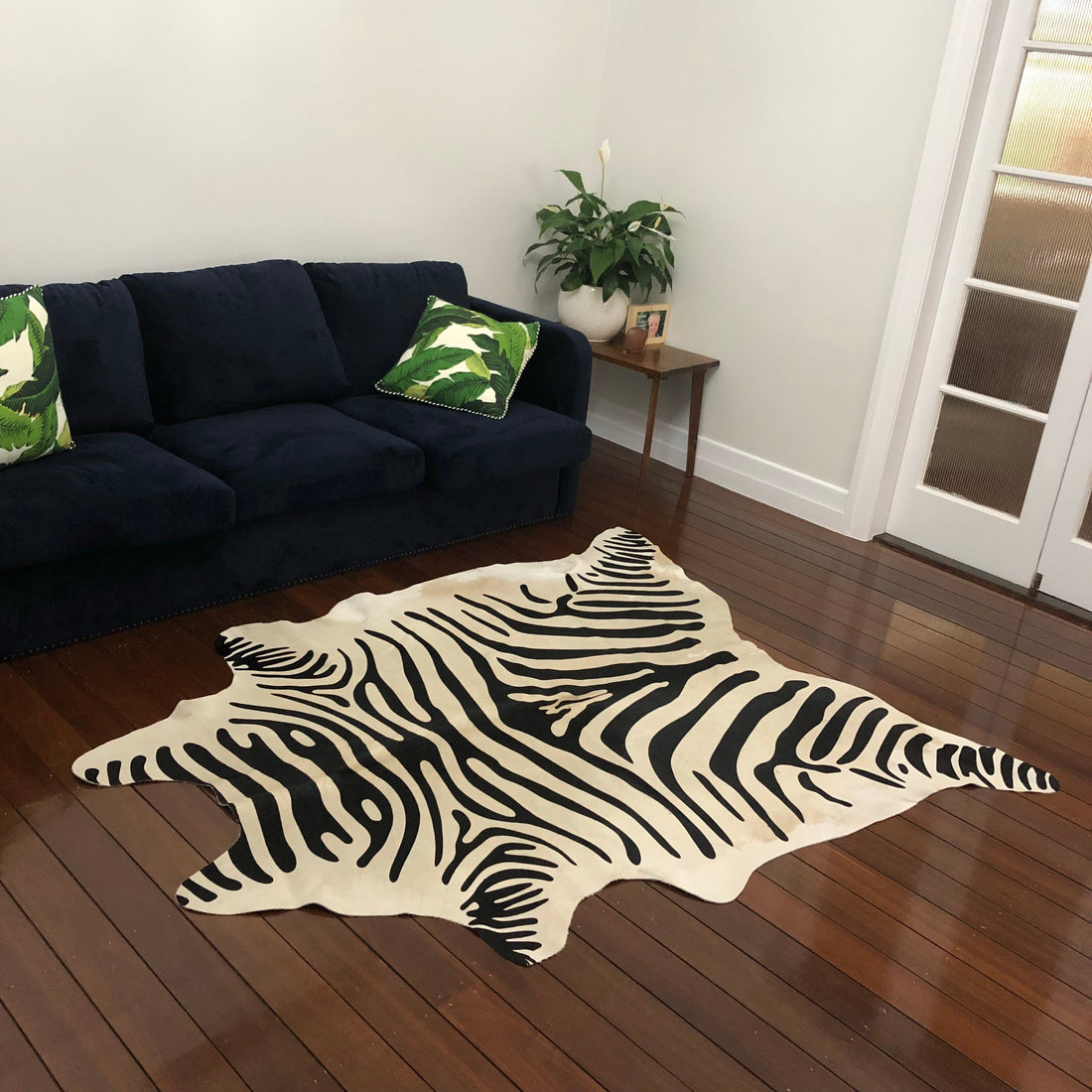 Zebra Hide - Printed Cowhide