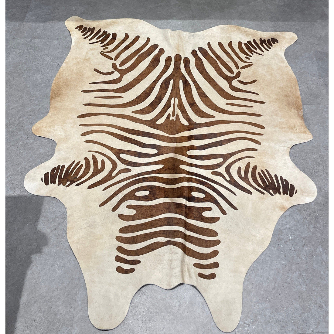 SOLD AVAILABLE TO ORDER ZEBRA Cow Hide Rug