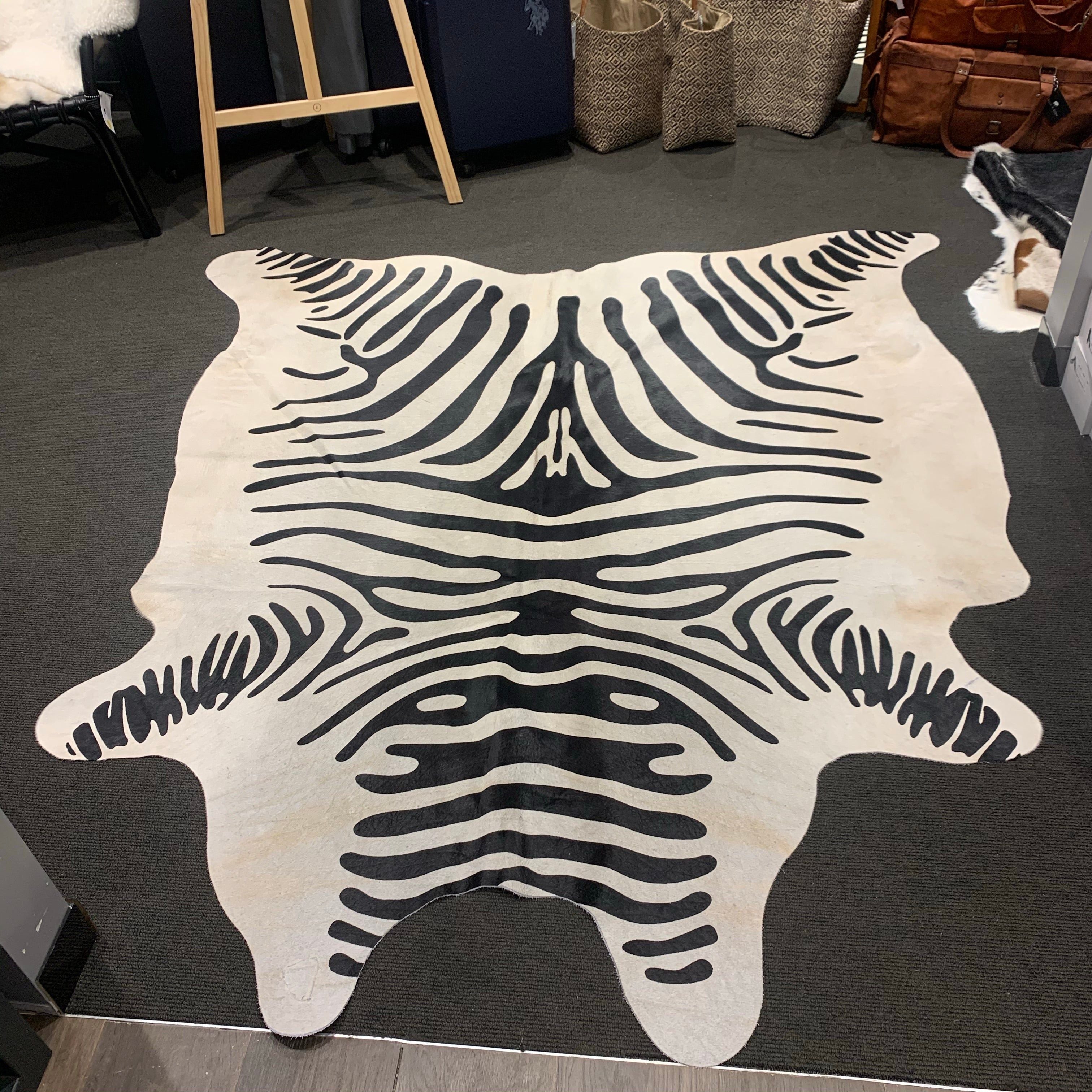 Zebra Hide - Printed Cowhide