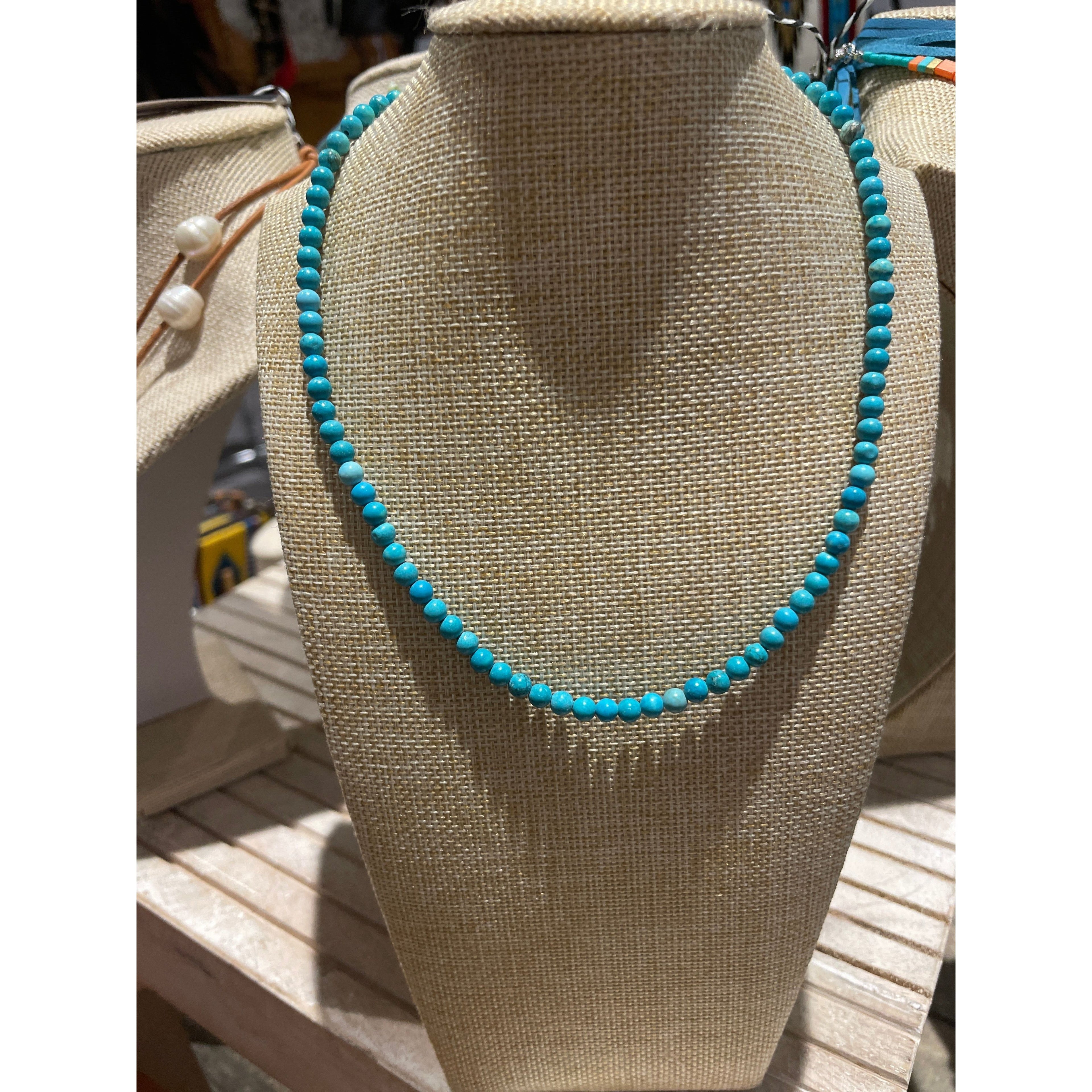 Turquoise bead choker