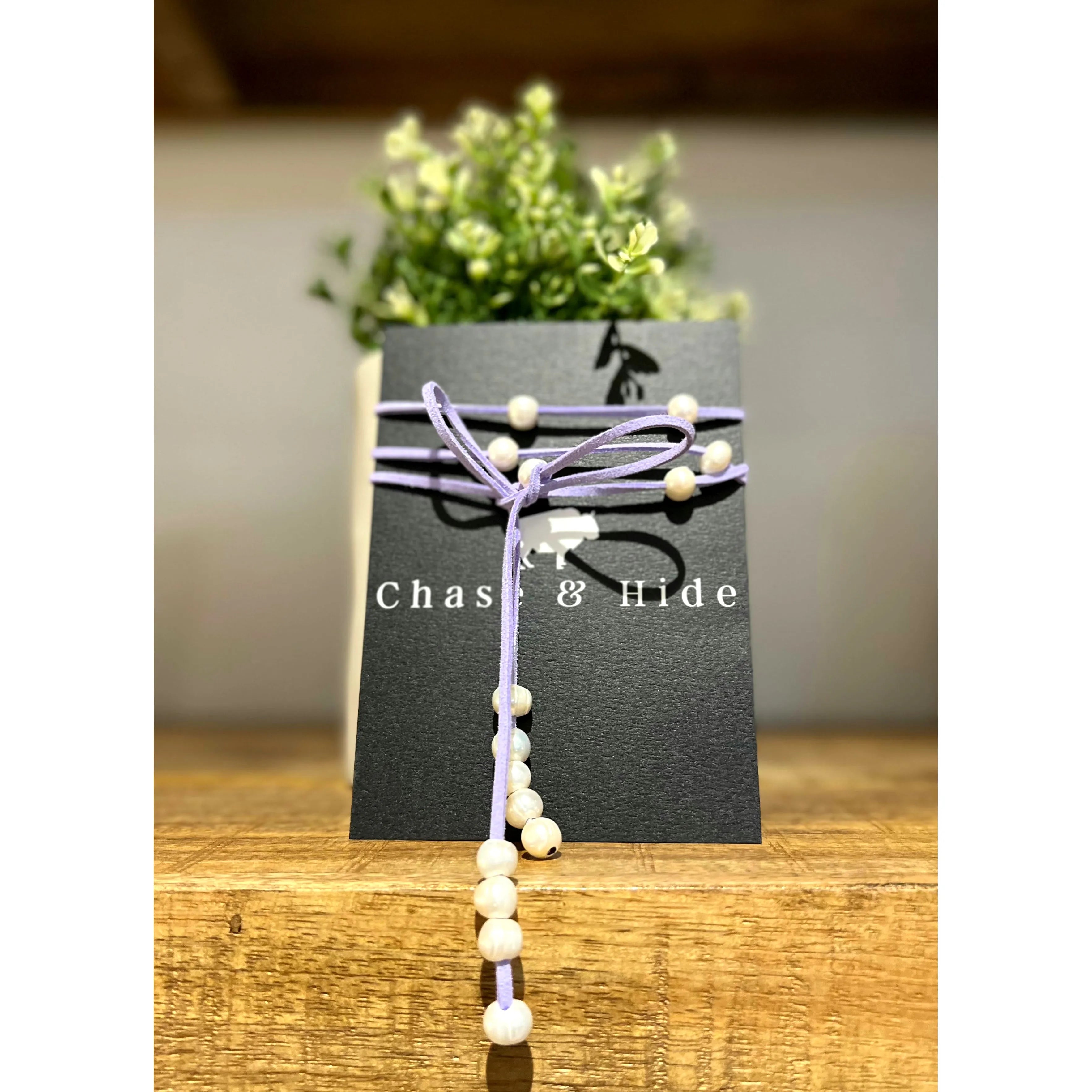 Pearl Lariat Purple
