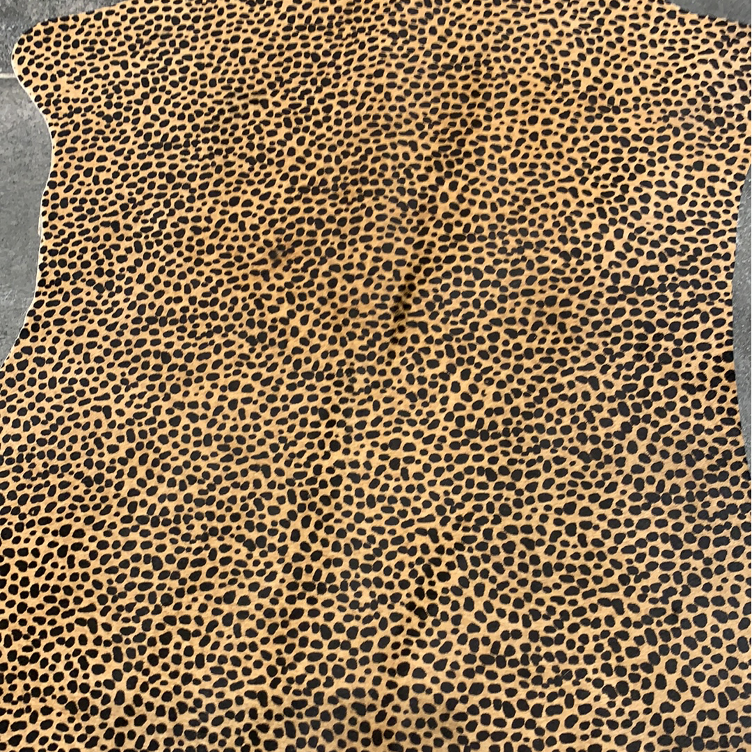 Cheetah print Calf Hide