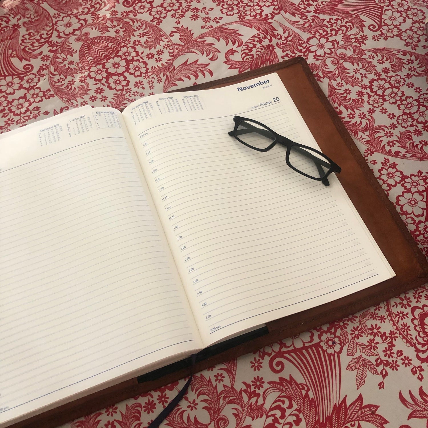 Leather A4 book / diary cover