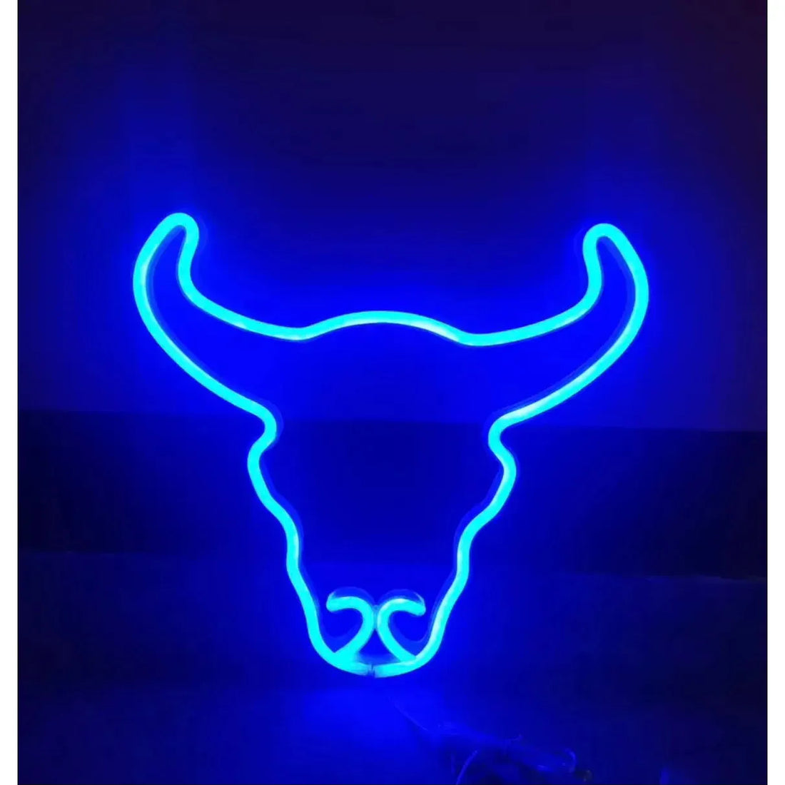 Neon bull head light