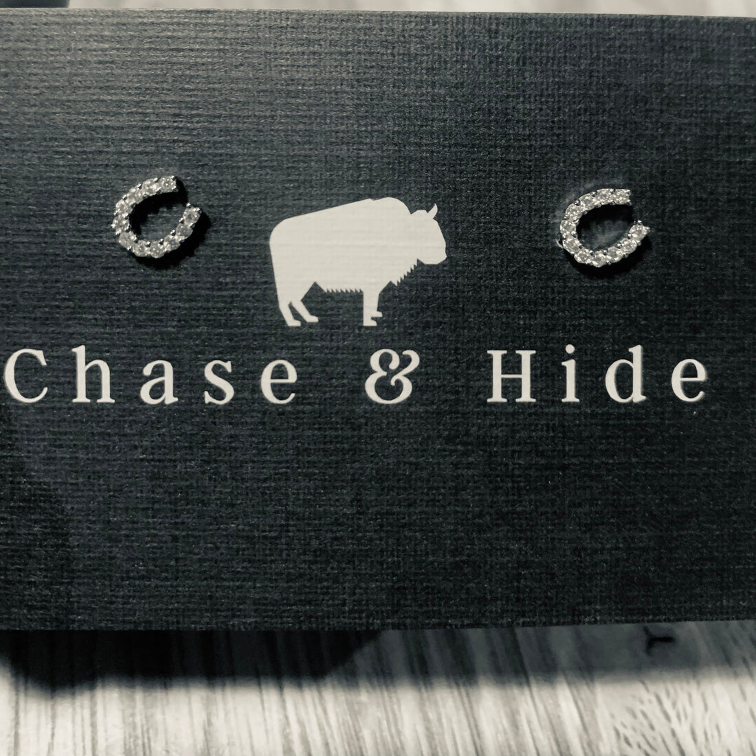 Horse shoe earrings • silver • hs1