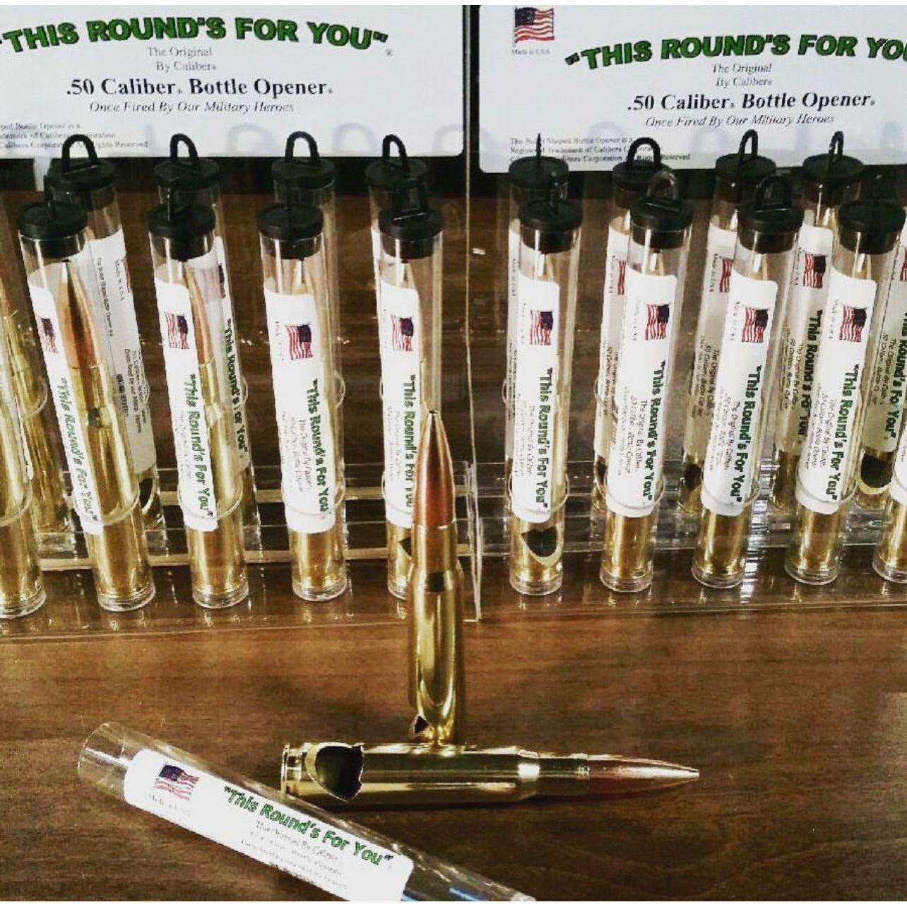 .50 Caliber bullet bottle opener