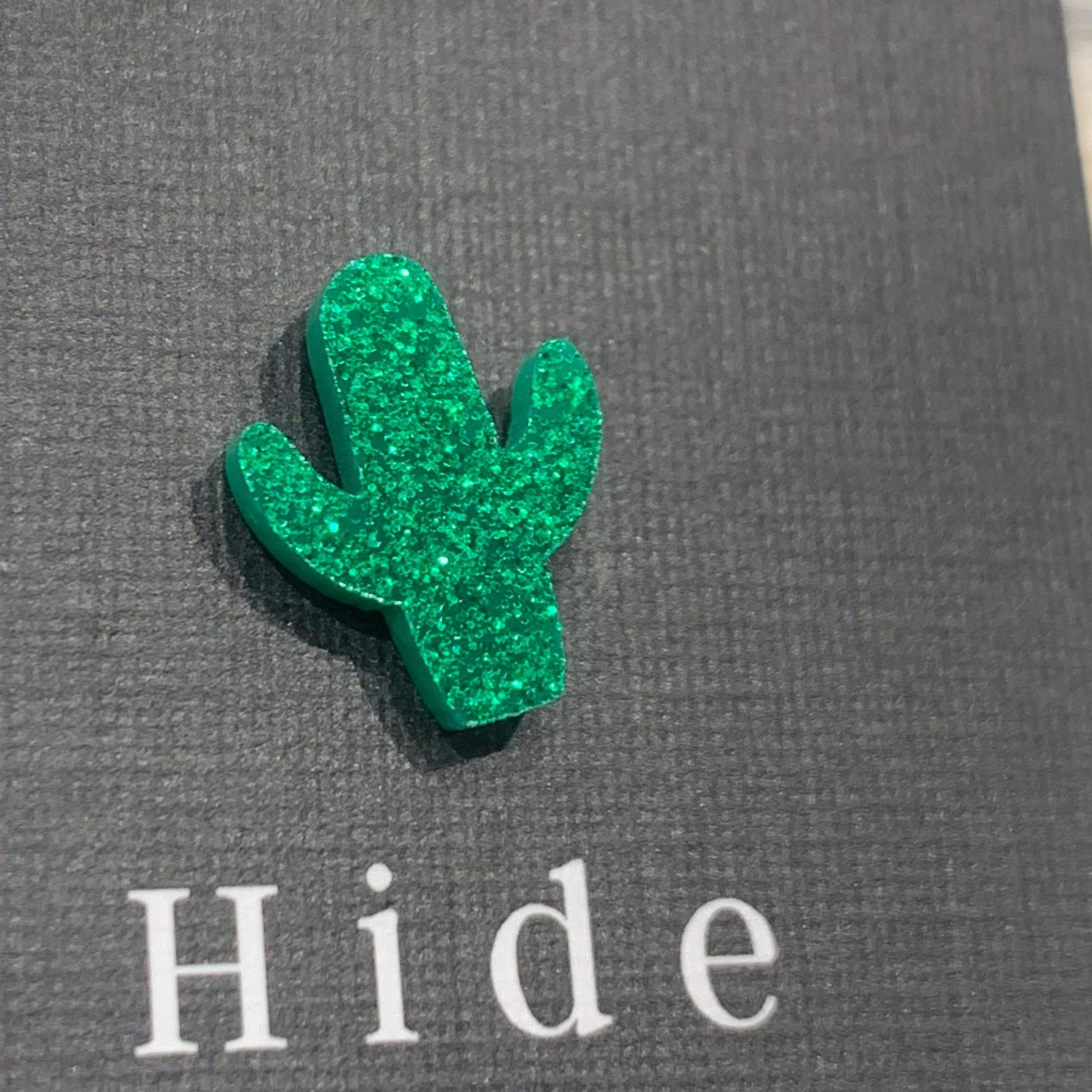 Cactus Studs Glitter
