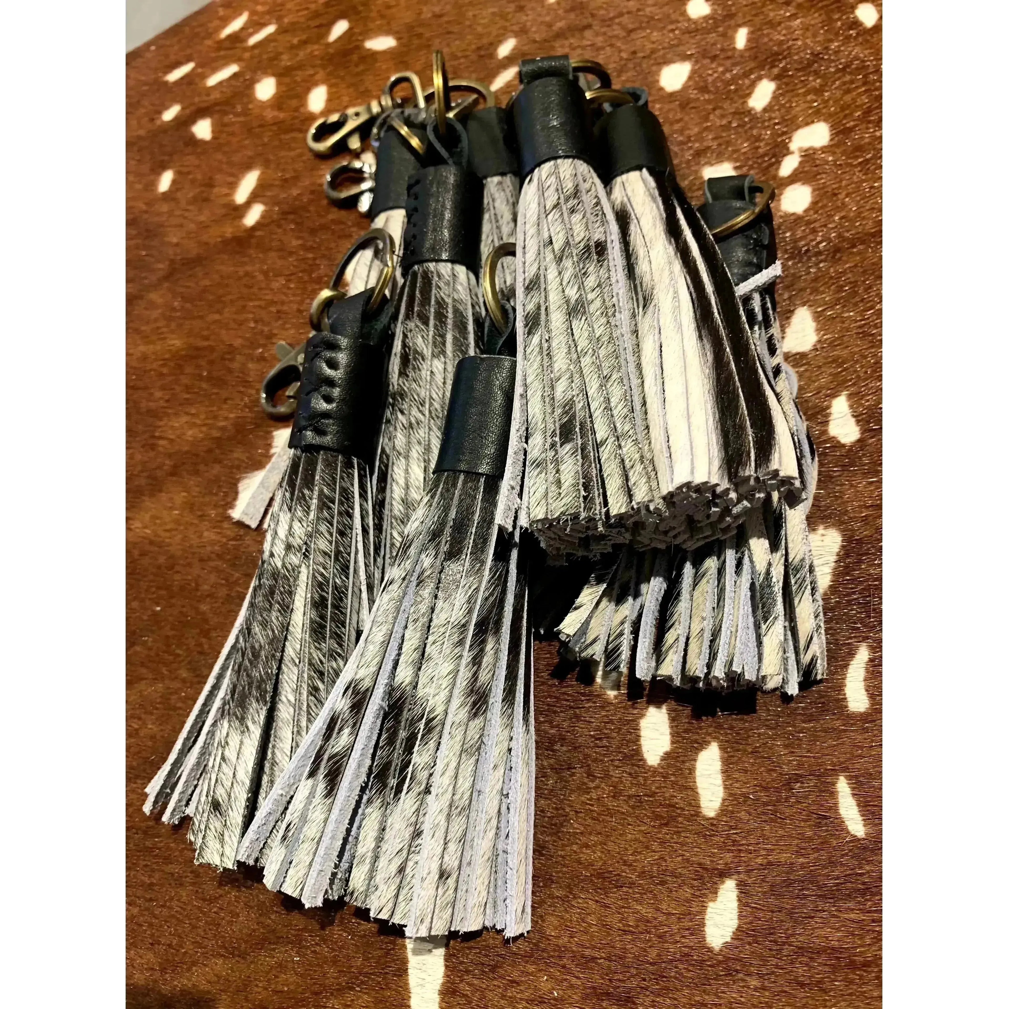 Hide Tassel Keyring / Keychain