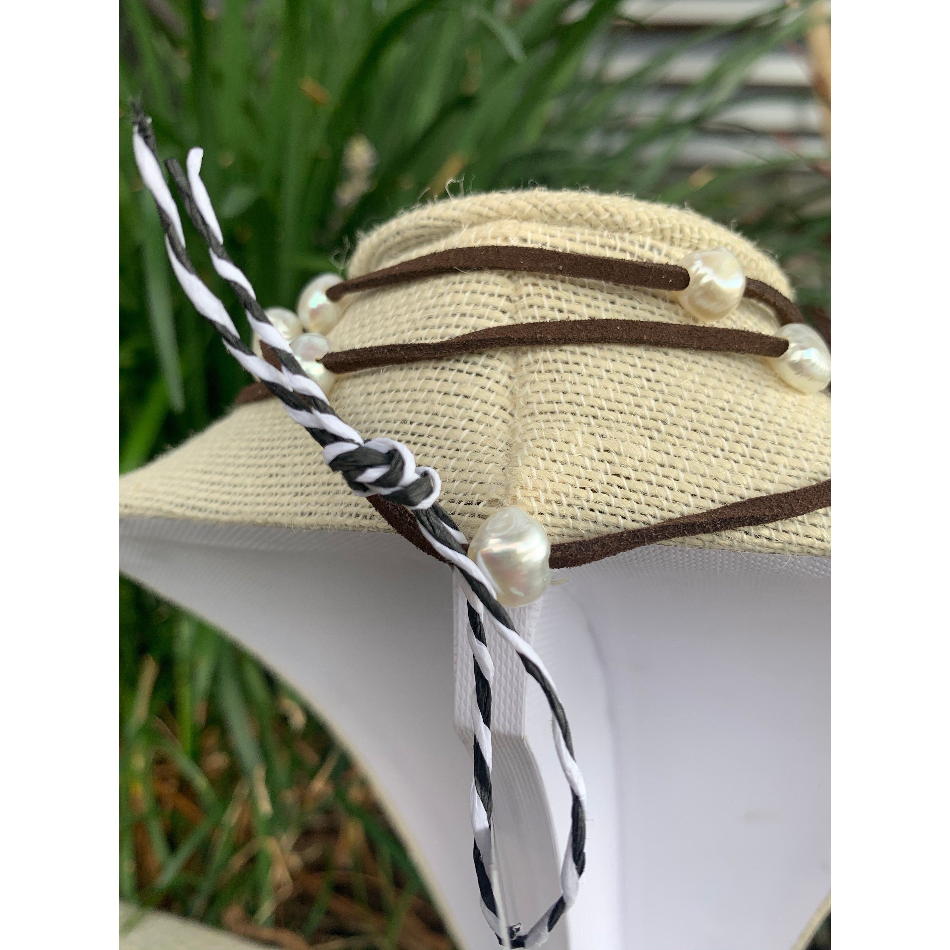 Pearl Lariat dark brown suede