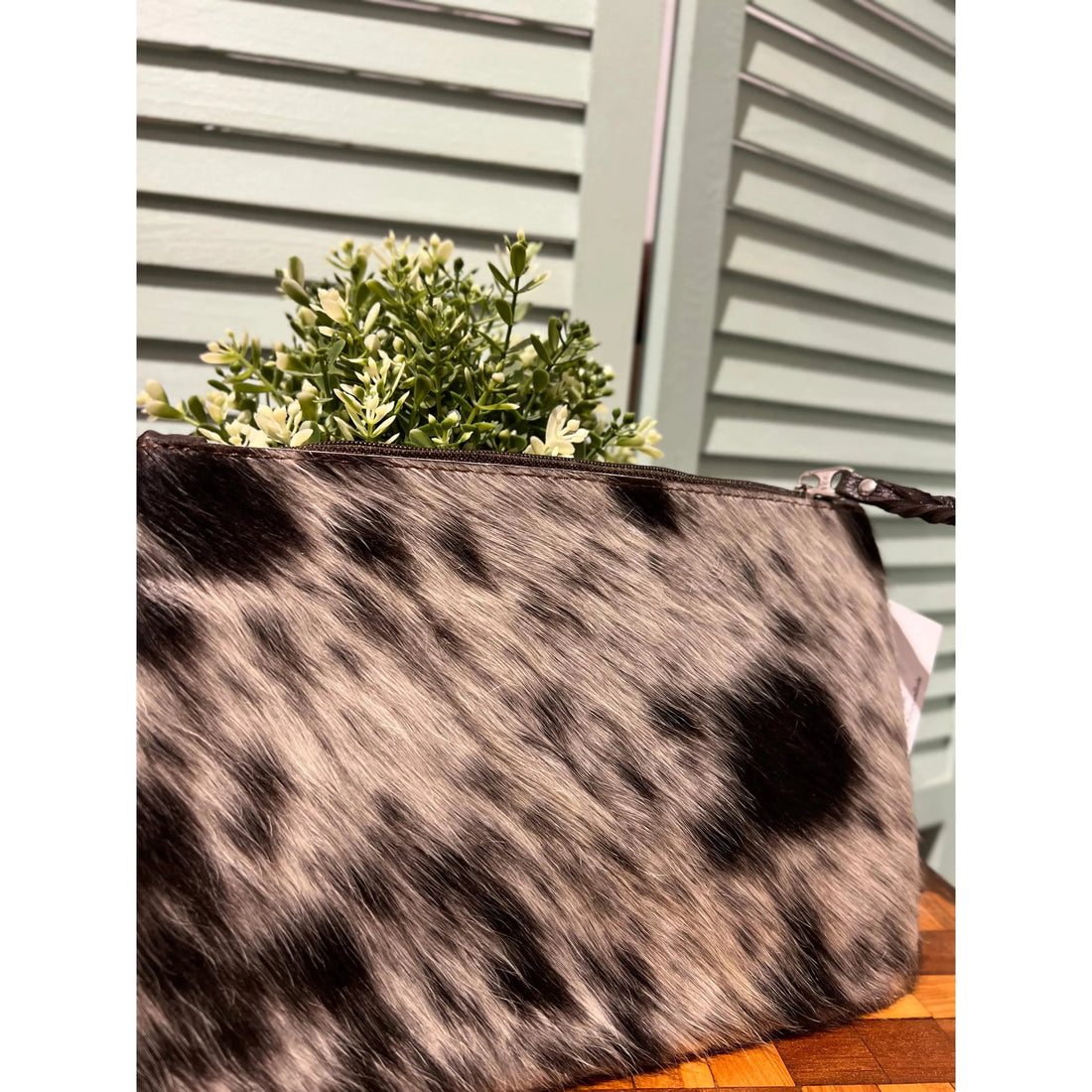 Large Hide Clutch