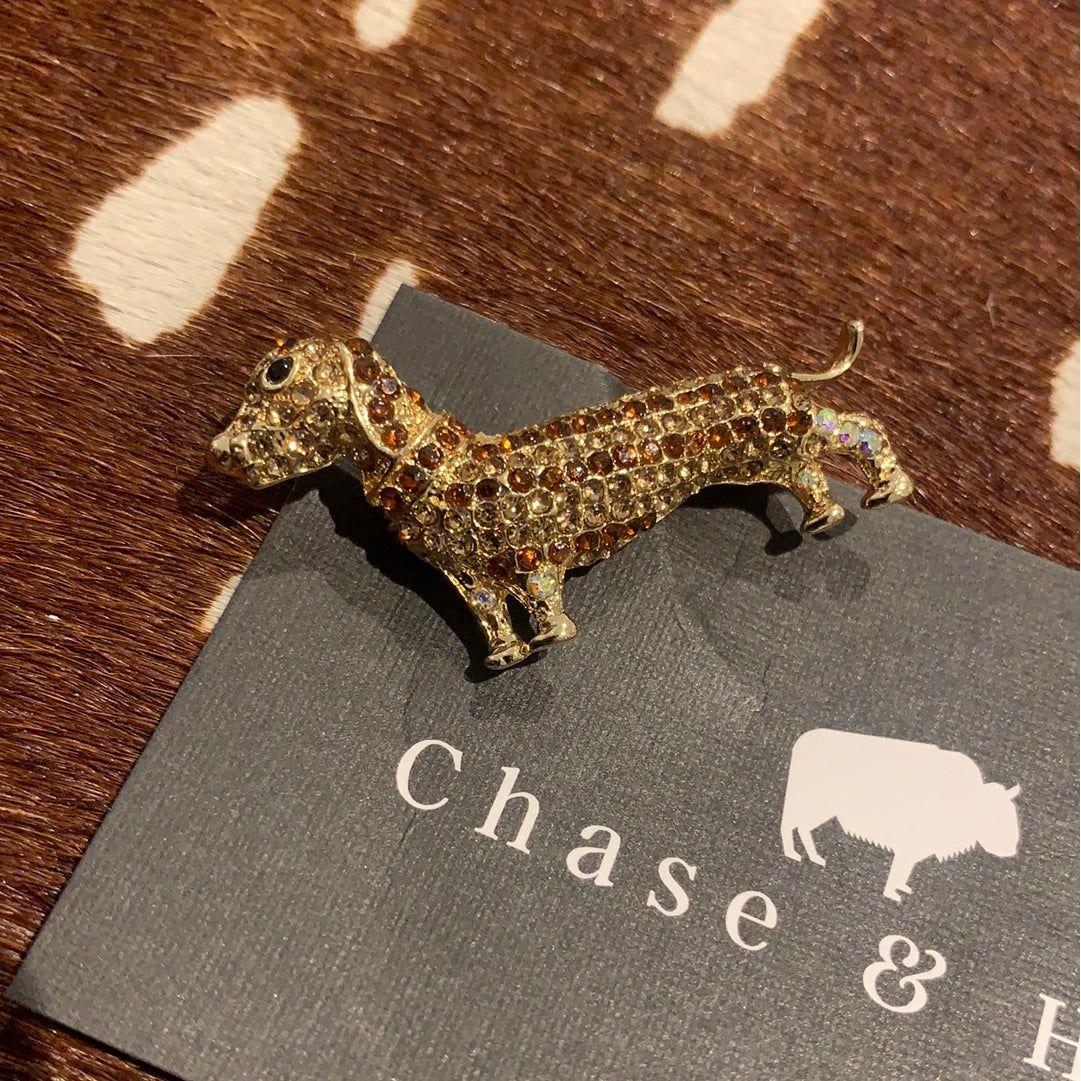 Sausage Dog brooch