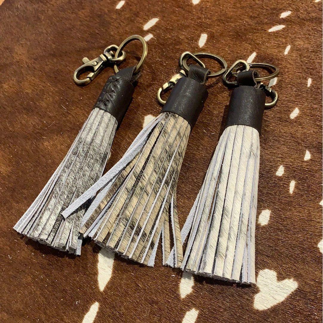 Hide Tassel Keyring / Keychain