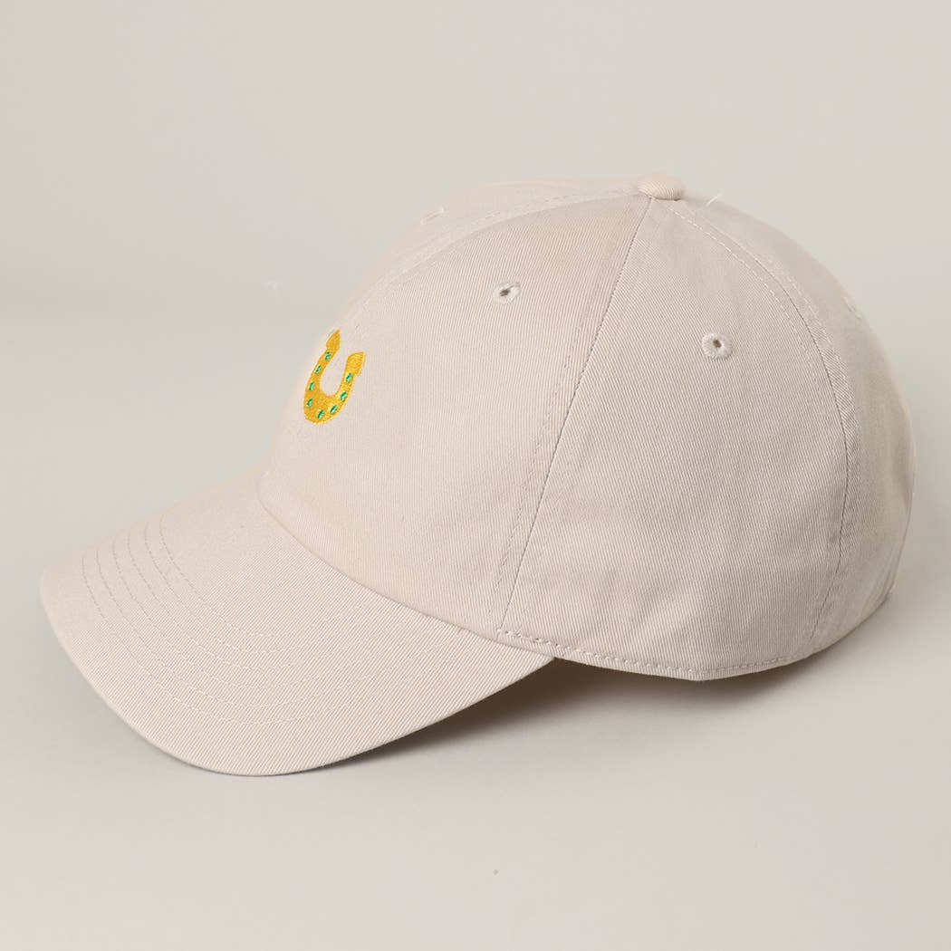 Mini Horseshoe Embroidery Baseball Cap
