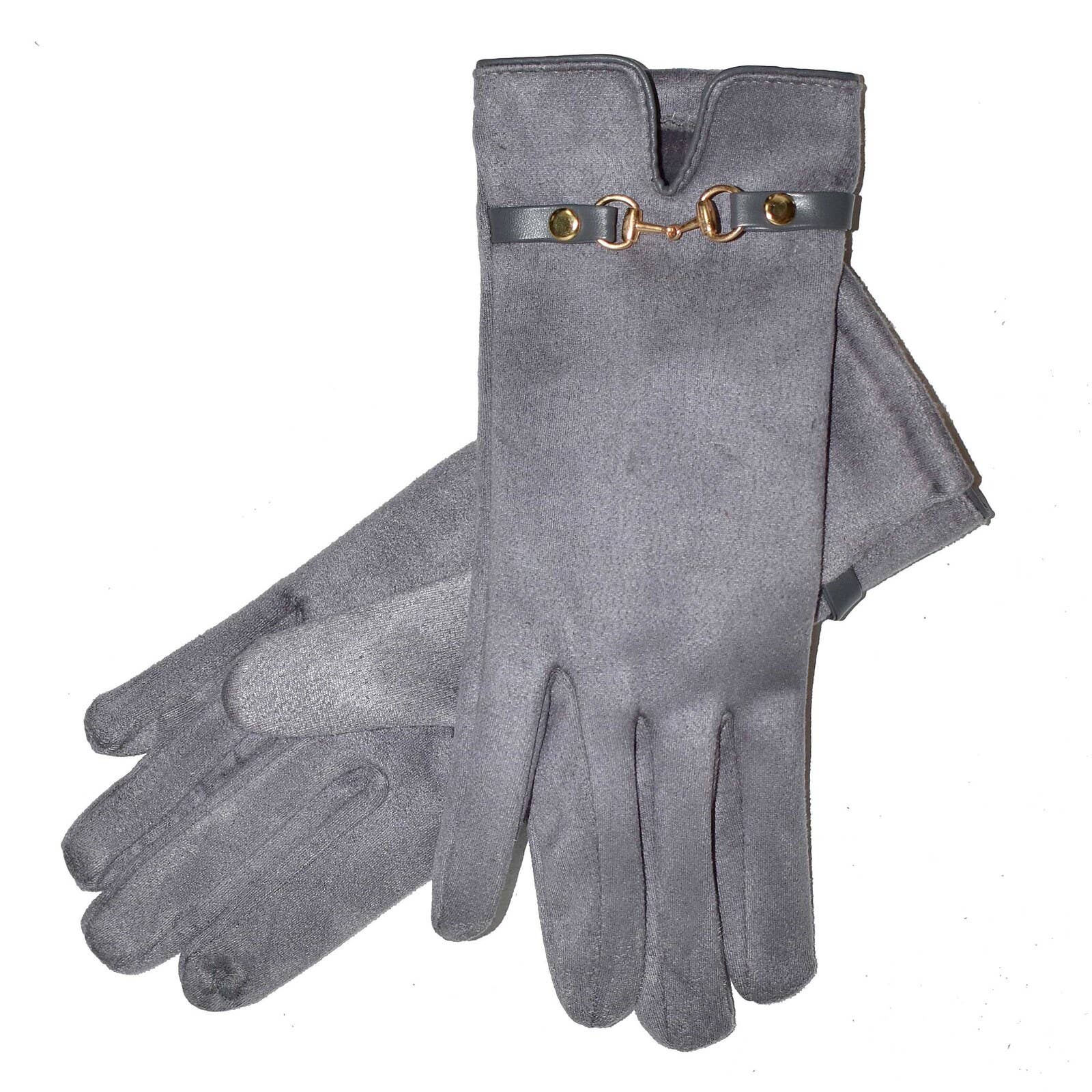 Grey: Belt Gloves