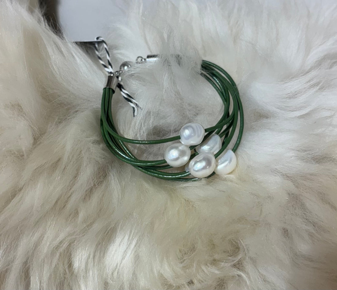 Pearl layers bracelet Basil 