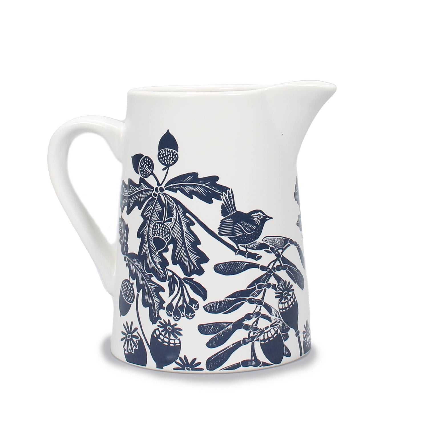 Kate Heiss Jug - Woodland Navy