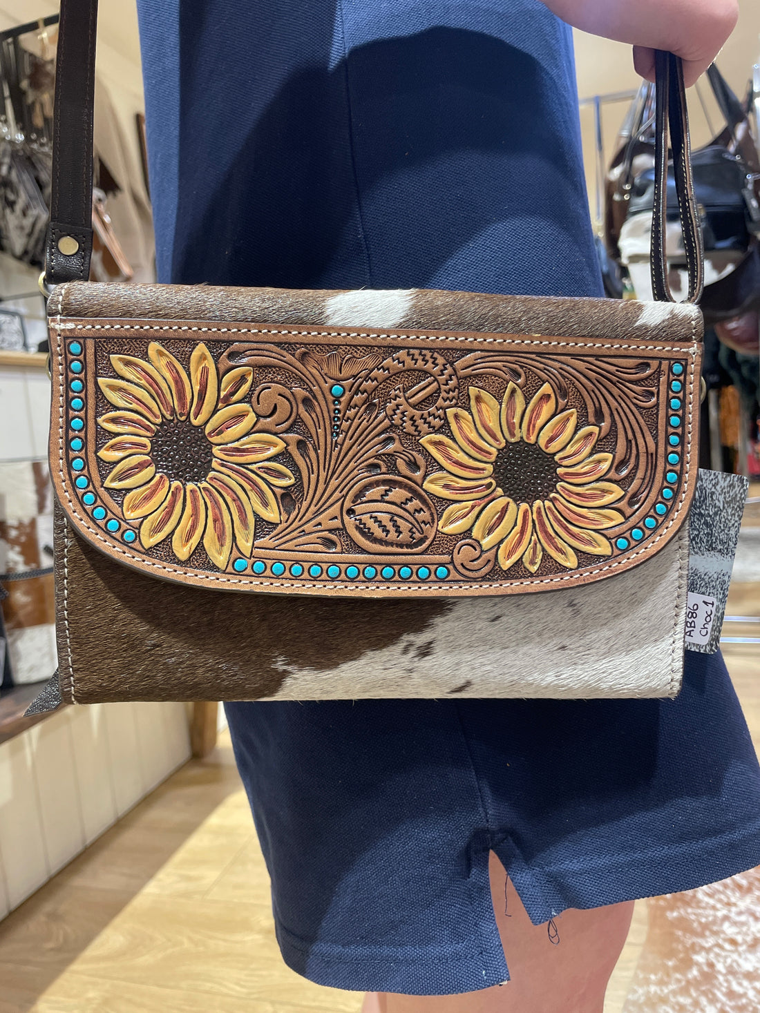 Sunflower Crossbody Bag - AB86