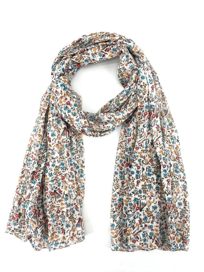 Liberty 100% Cotton Scarf Sarong - 8