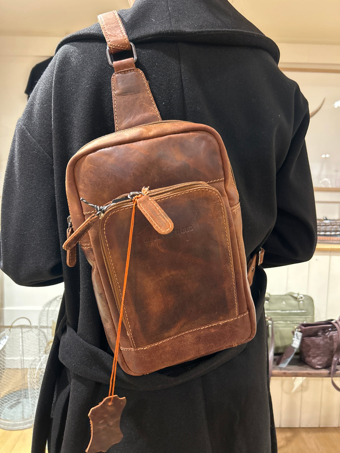 Leather Crossbody Bag