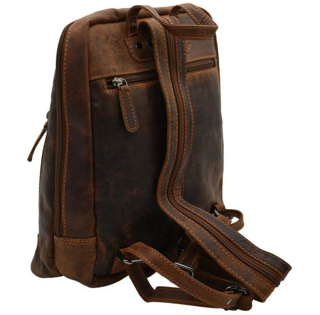 Leather Backpack Sandel 