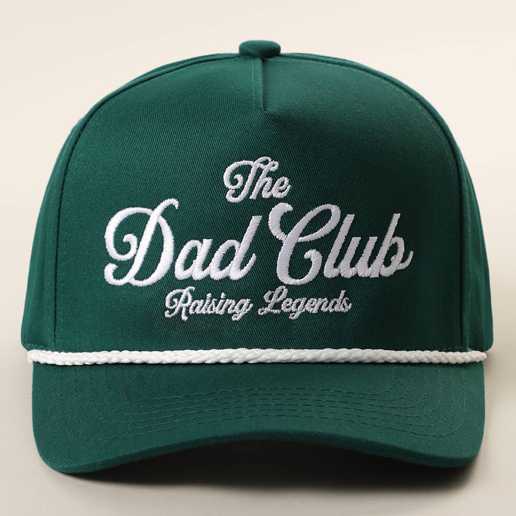 The Dad Club Raising Legends Embroidered Rope Trucker Hat