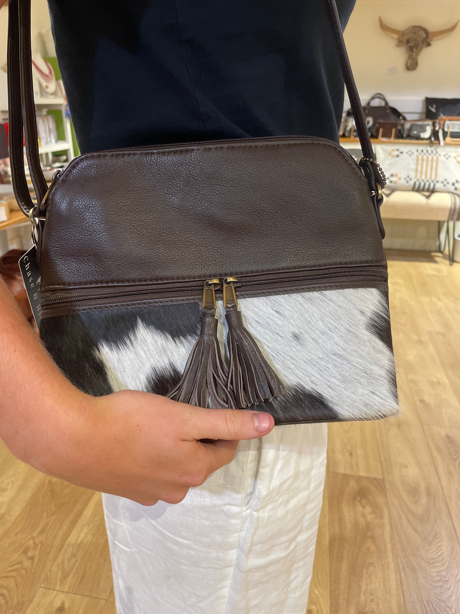 Cowhide Leather Bag 
