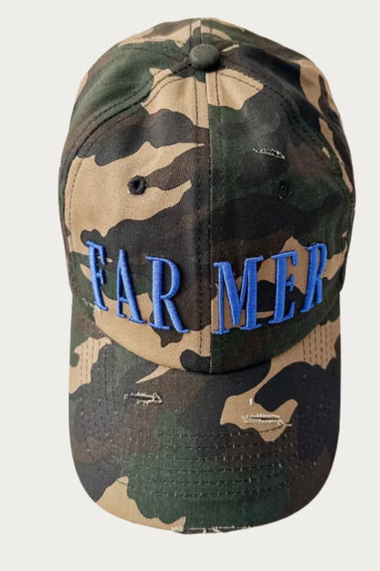 FAR MER by Whitney - Distressed Camo Cap