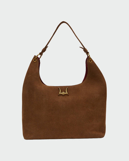LW Large Purse - In Brown &amp; White Cowhide &amp; Calfskin