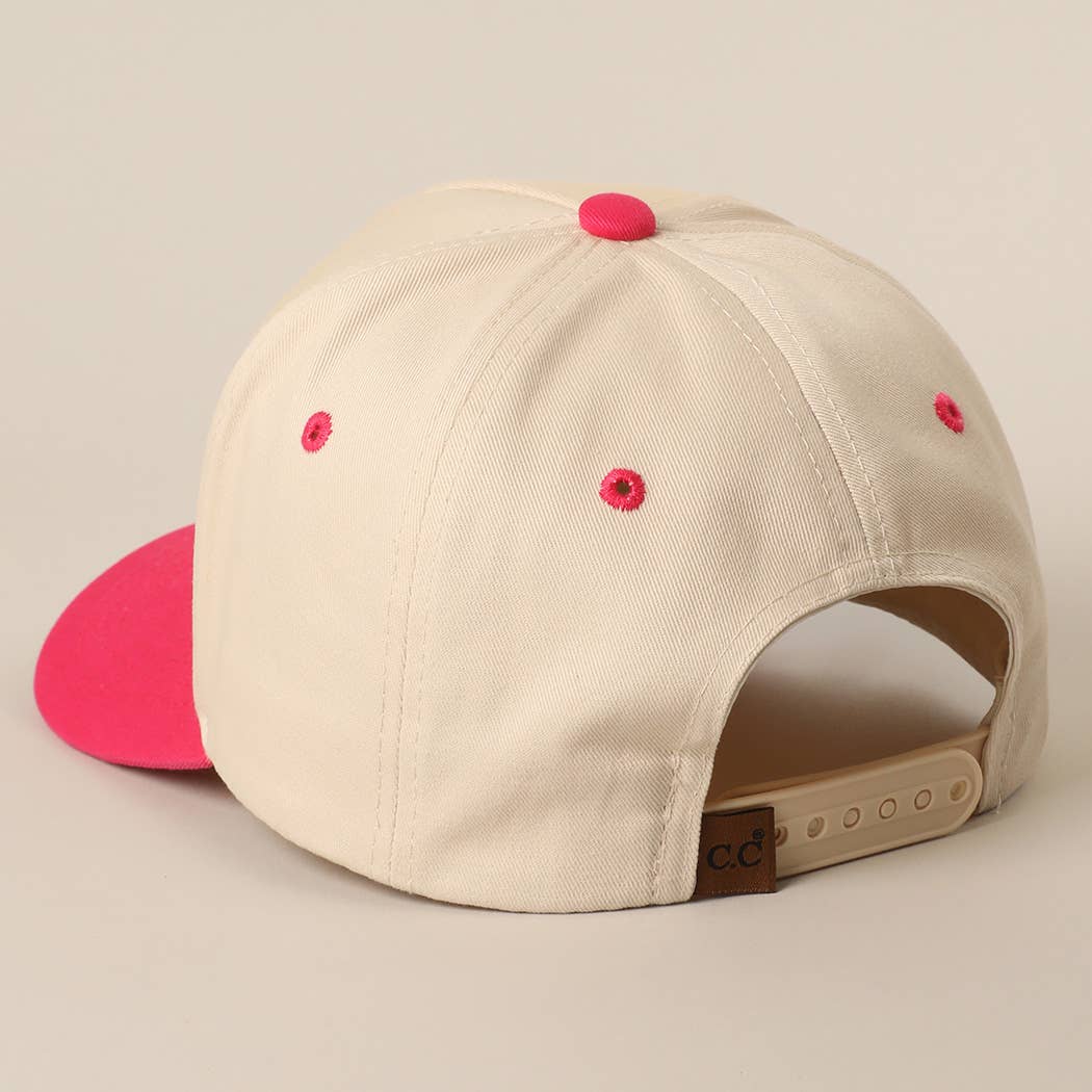 SMOKE SHOW Typographic Embroidery Baseball Cap