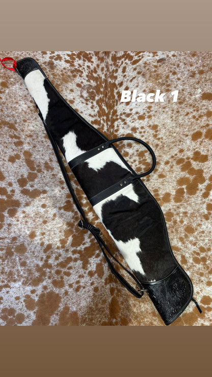 Rifle / Gun Case Cowhide and Tooling - Gun