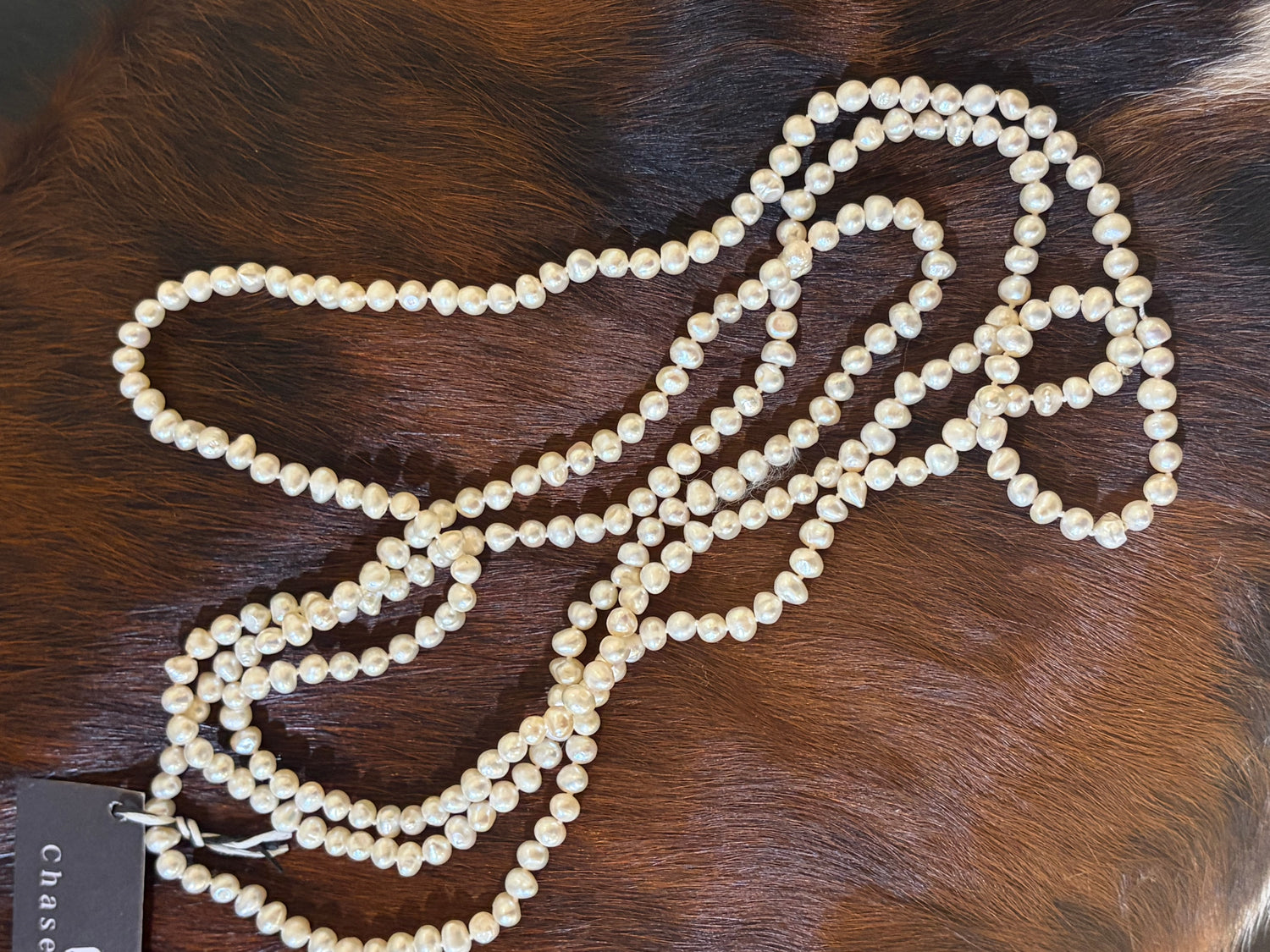 60” Potato Pearl Necklace 