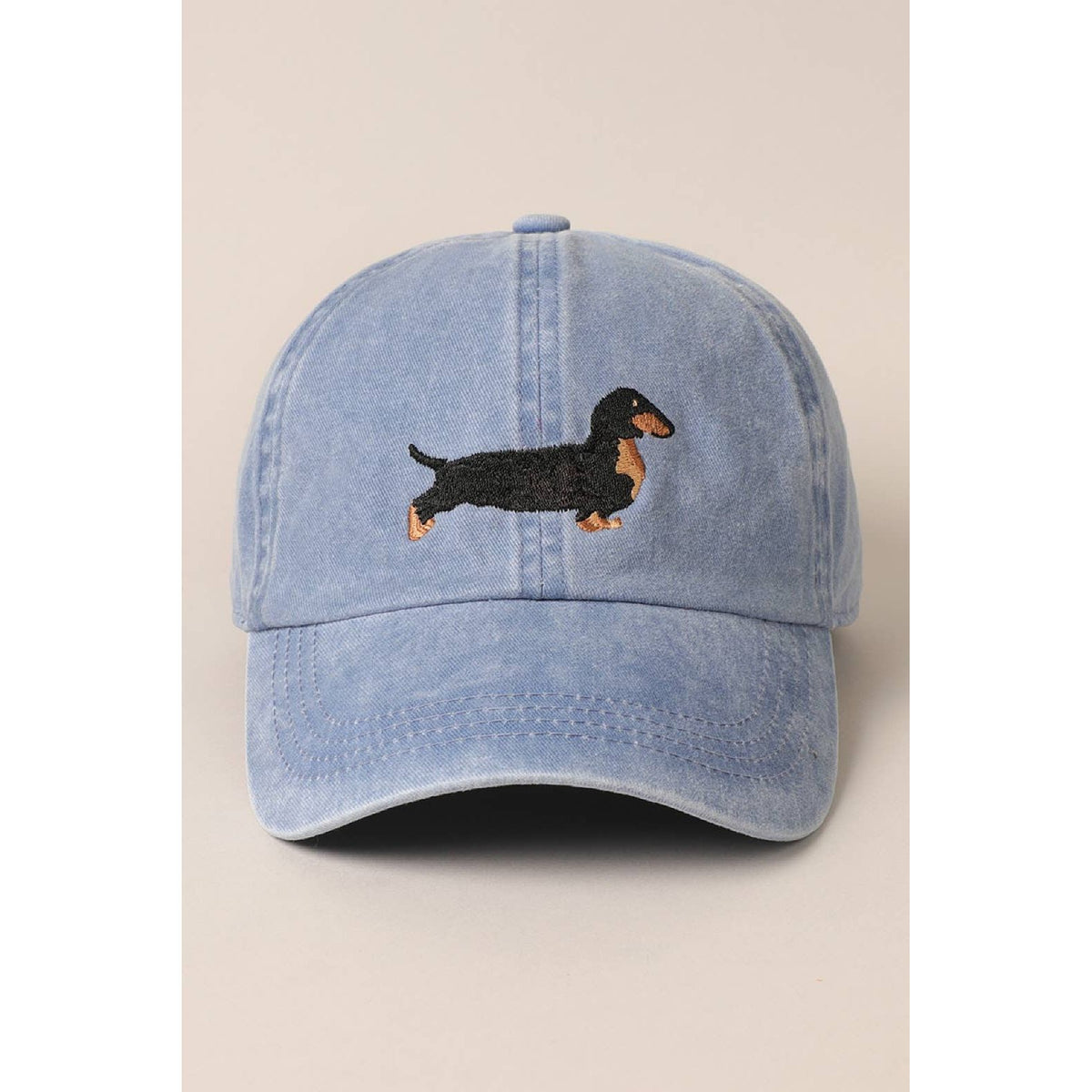 Dachshund Embroidered Baseball Dad Cap