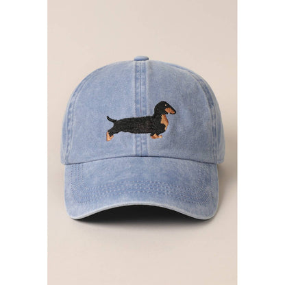 Dachshund Embroidered Baseball Dad Cap