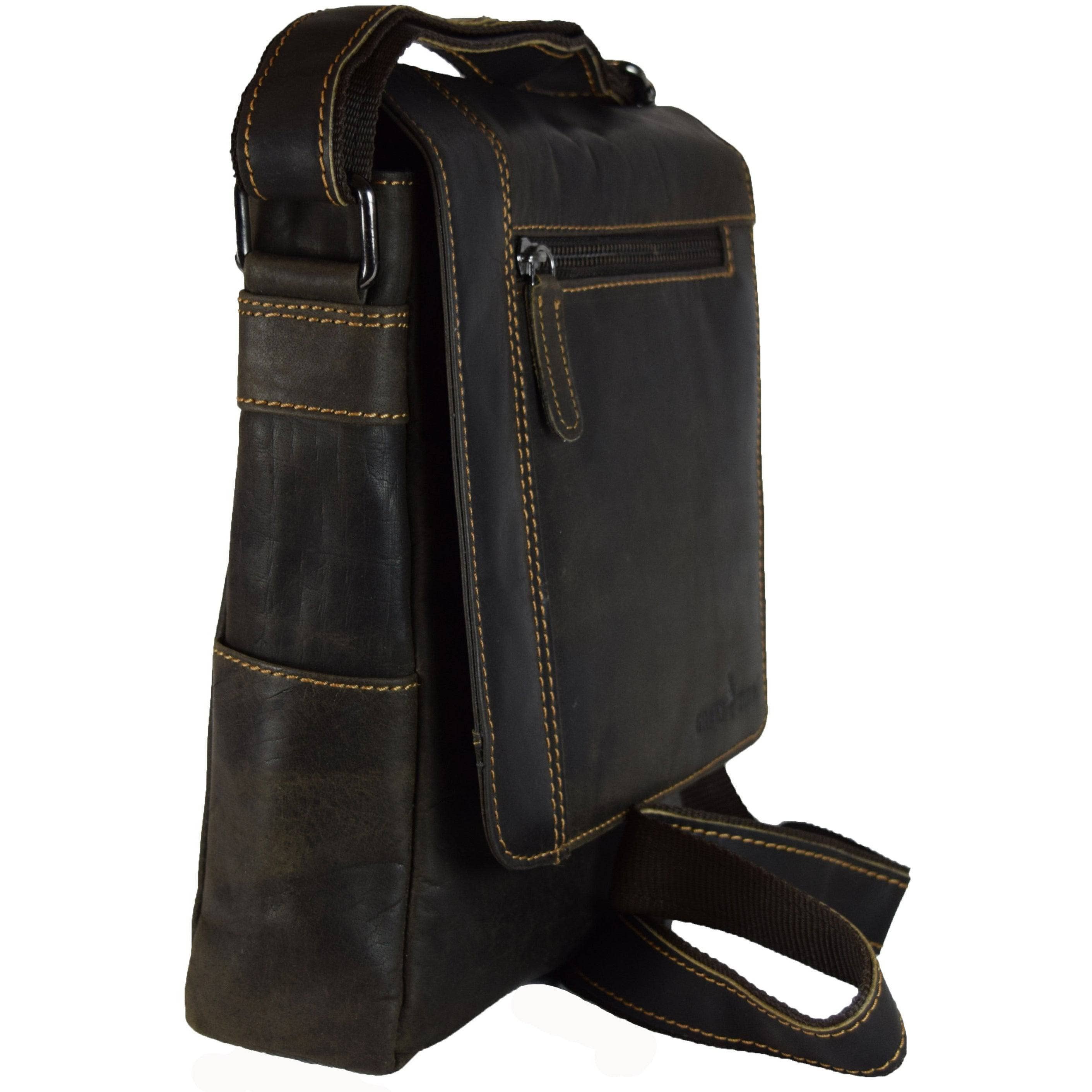 Leather Shoulder Crossbody Bag - 6307